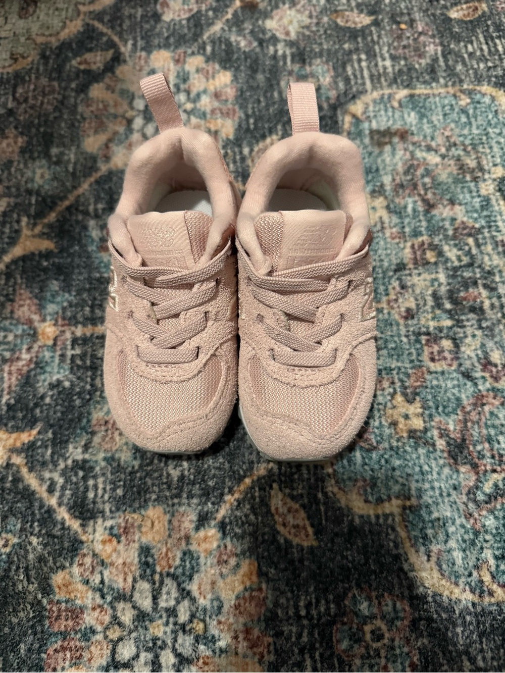 New Balance Toddler Blush Pink Sneakers